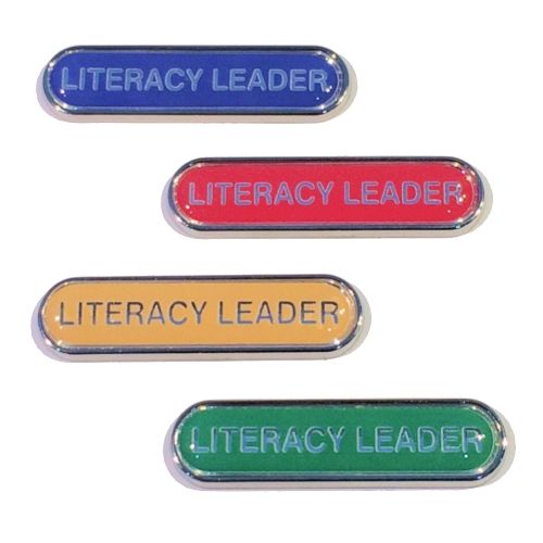 LITERACY LEADER bar badge